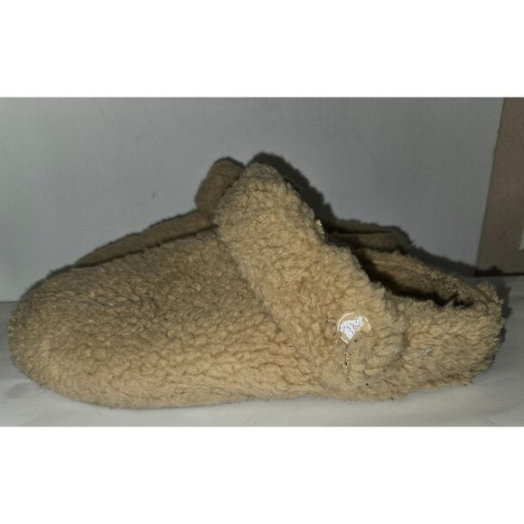 Crocs Ladies Classic Cozzy Slipper Sepia Colorway Size 8 Comfy House Shoes - Picture 2 of 5